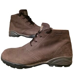 Scarpa Mens Leather Ankle Boots Gore-Tex Brown Lace Up Casual  US 11 As Is‎